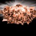 Veli Gold, Silver and Copper Ceiling/Wall Lamp