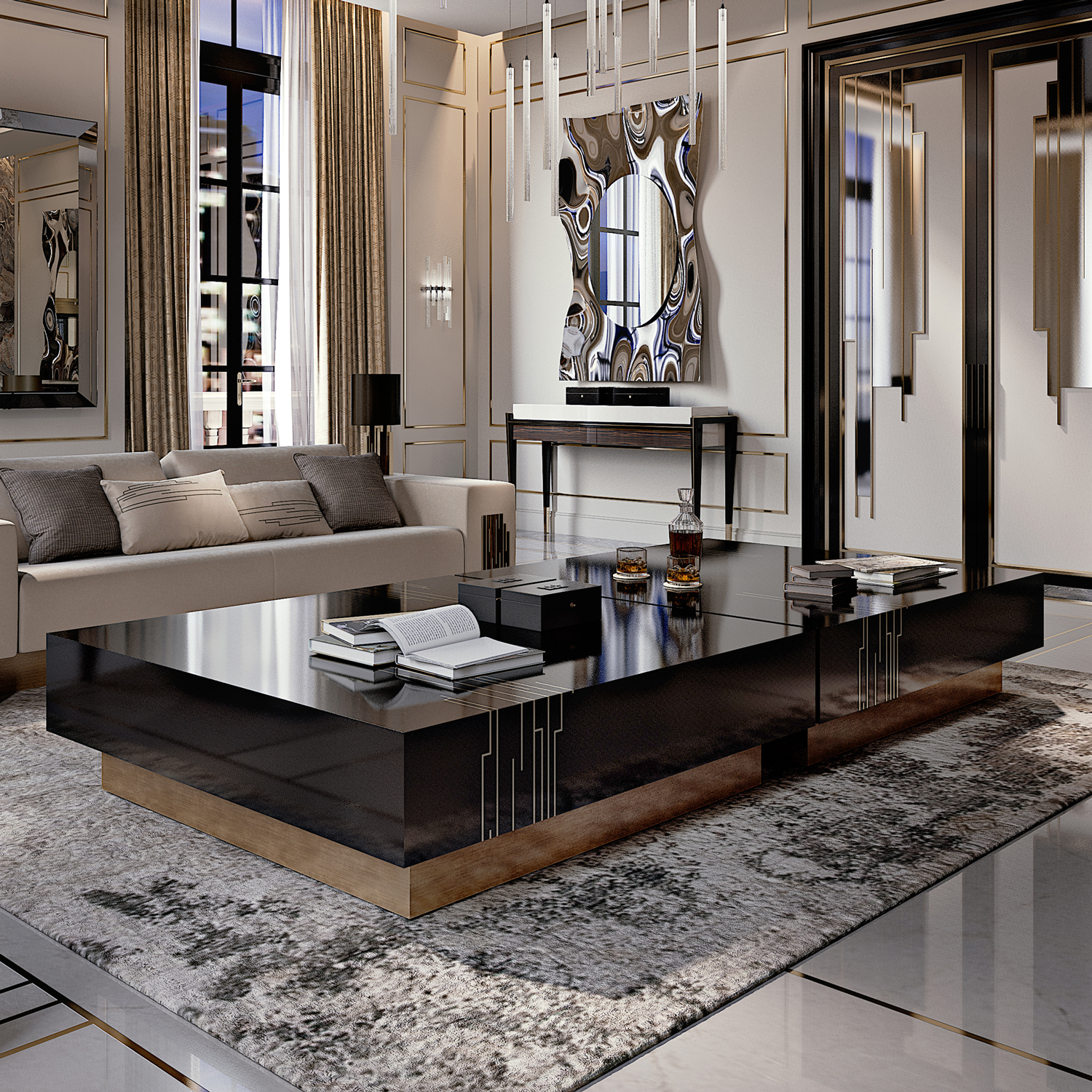 Luxury Italian Designer Epoque Table - Italian Designer & Luxury Furniture by