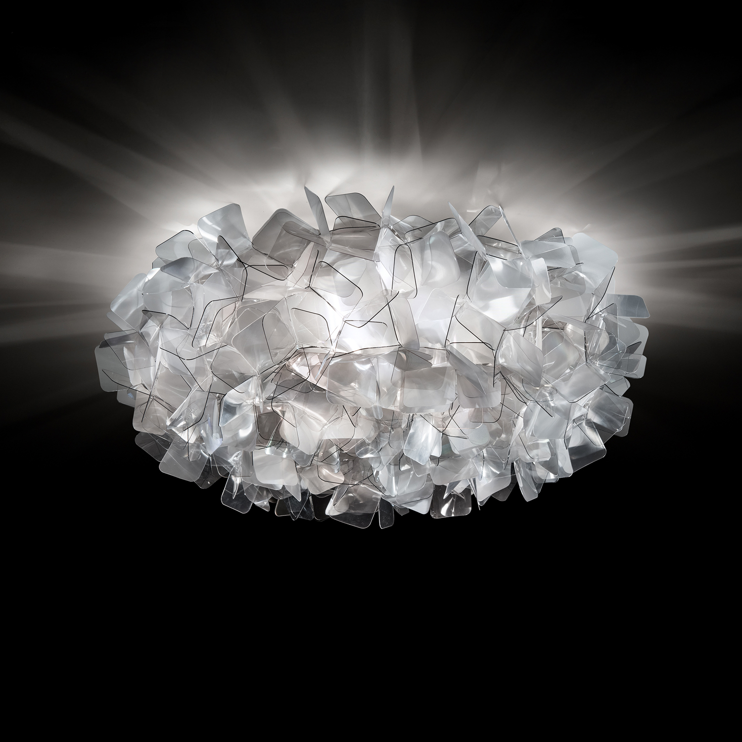 Clizia Fumé Ceiling/Wall Lamp - Italian Designer & Luxury Lighting 