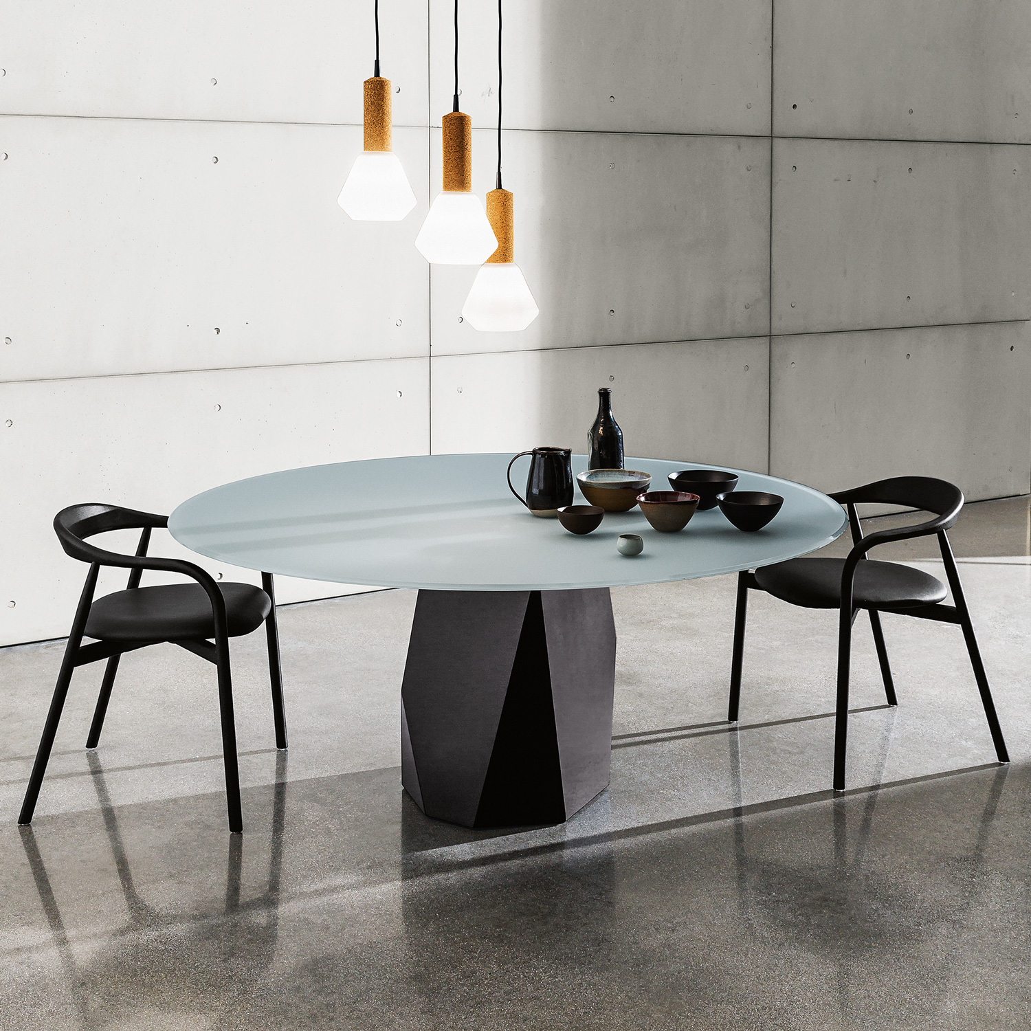 Italian Deod Materia Glass Table - Italian Designer & Luxury Furniture ...