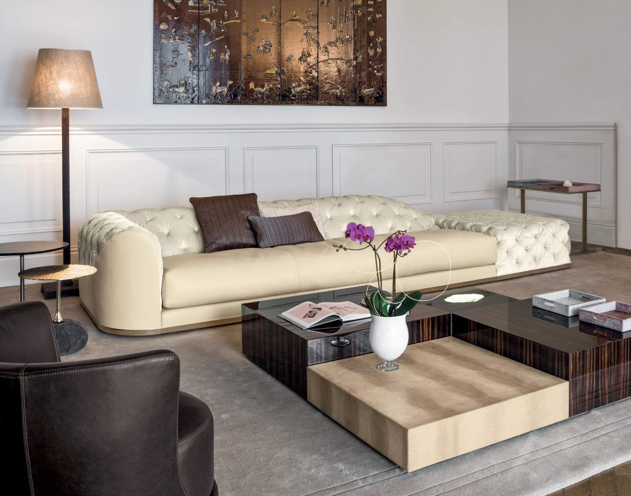 High-end Milton Italian Designer Sectional - Italian Designer & Luxury ...