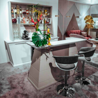Hemingway Bar - Wall Unit & Counter