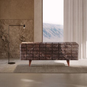 Distinguished VENICEM Rectus floor lamp crafted in metal with a matt black nickel finish delivering directional light