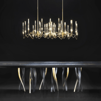 Il Pezzo 3 Long Chandelier