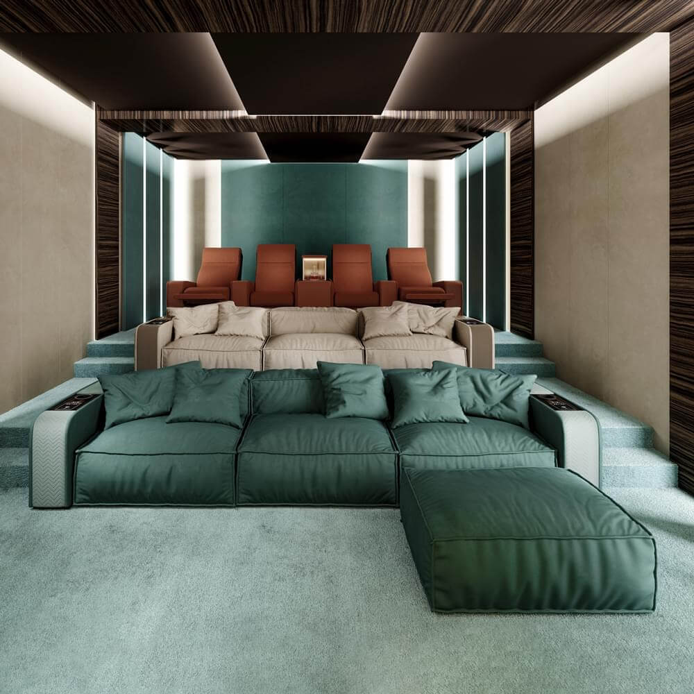 Home cinema sofa bed discount