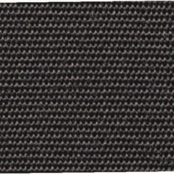 Dark gray woven texture with repeating looped pattern creating a grid-like geometric surface