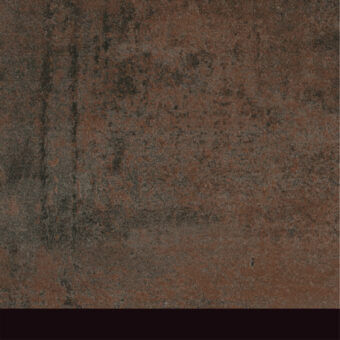Corten steel texture displaying reddish-brown and gray mottled tones, with a granular, vertically streaked, and oxidized appearance.