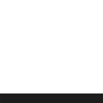 Minimalist composition of white space above a solid black horizontal bar, with “white black edge” text in the upper right corner.