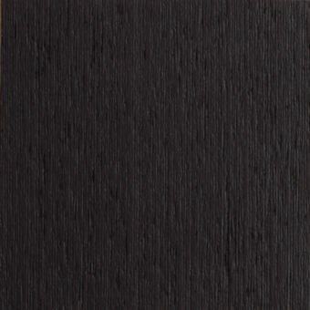 Dark charcoal gray textured surface with vertical striations, resembling a matte wood grain or fibrous material sample labeled “coal”.