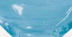 Murano glass sculpture, translucent aquamarine, organic form with white inclusions and glossy surface, diffused lighting.