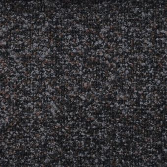 Granular dark gray texture with reddish-brown and light gray speckles, dense composition, subtle particle variation, cool muted tones, even lighting.