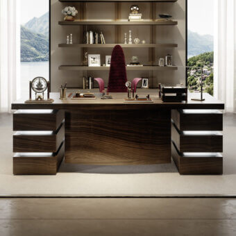 Luce Desk with light