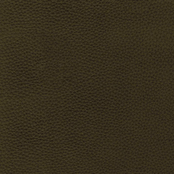 Dark olive-green textured material with repeating irregular indentations, resembling leather grain, matte finish, dense and durable appearance.