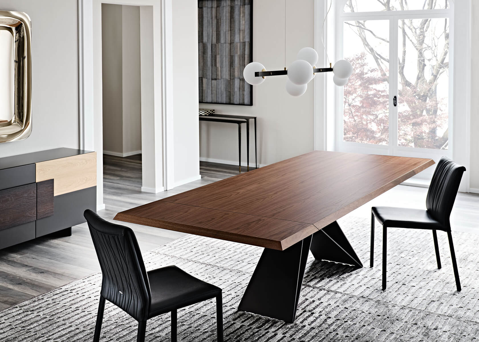 Premier Wood Drive Table by Cattelan Italia | Cassoni
