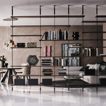 Airport Ceiling-hanging Bookcase