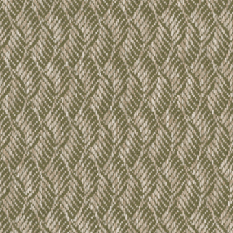 Woven chevron texture in olive green and beige tones, featuring a repeating V-shaped pattern with a nubby, organic quality.