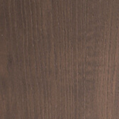 Dark brown wood grain texture with a linear pattern, smooth sheen, and castagna tones, showcasing a plank or veneer construction.
