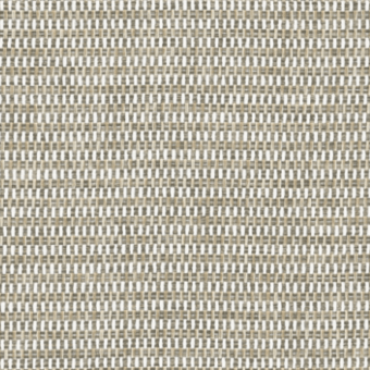 Beige and off-white woven textile with a dense, regular weave and subtle horizontal stripes, displaying a matte, fabric-like texture.