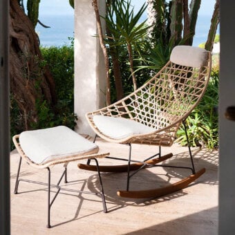 Cut Rocking Bergere