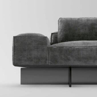 Soft Glass Chaise Lounge