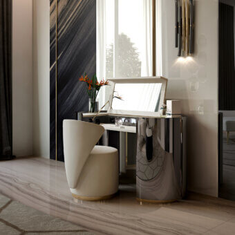 Ikat Vanity Desk