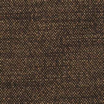 Woven textile, tan and charcoal gray, irregular knot pattern; dense, matte surface labeled “105 coral reef” with a rustic, organic texture.