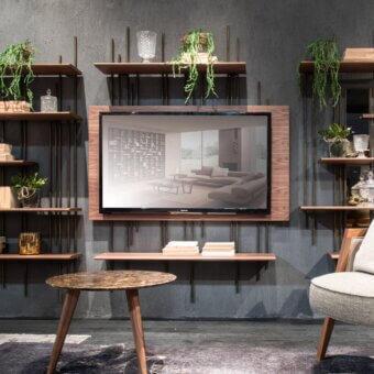 Tube TV Stand