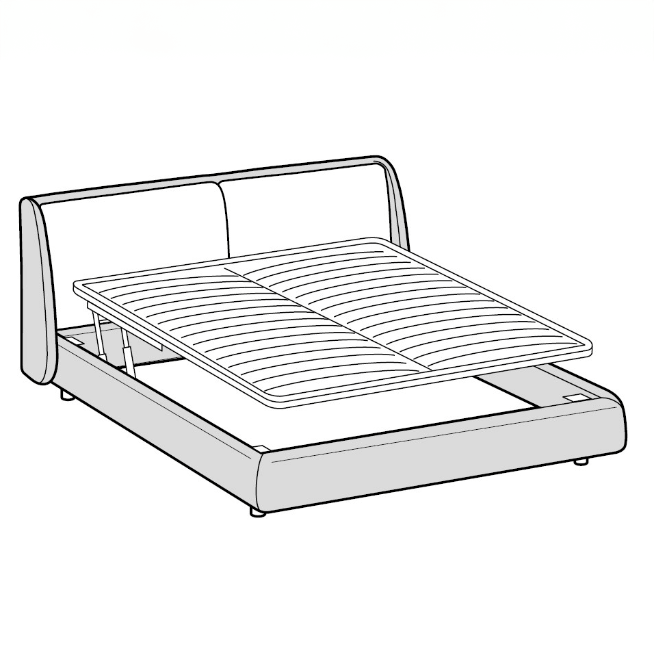 Bend Bed by Ditre Italia | Cassoni