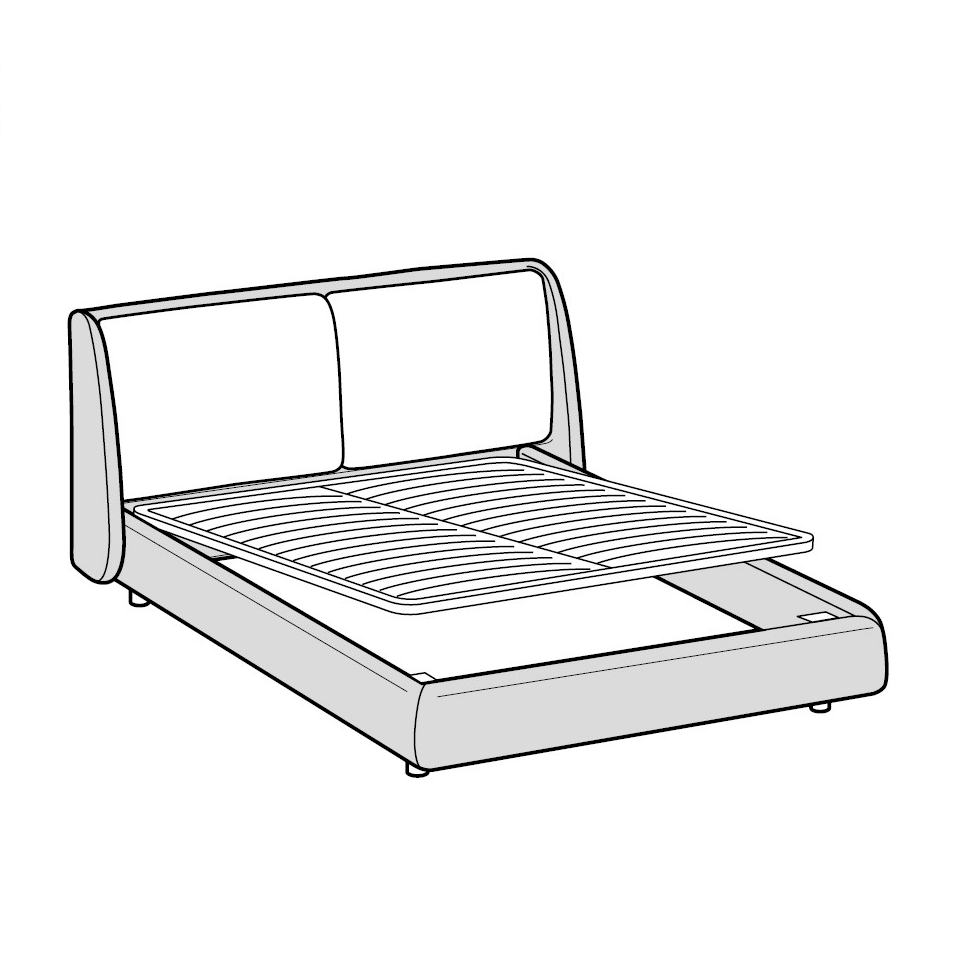 Bend Bed by Ditre Italia | Cassoni
