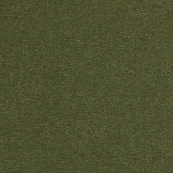 Kvadrat Divina3 0984 fabric sample, dark olive green, dense woven texture with subtle mottled variations and a matte finish.