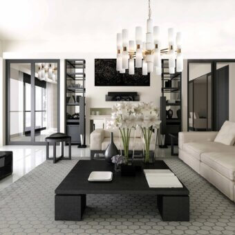 Elegant Stillux Lighting Lab ceiling lamp with translucent glass diffusers and metallic accents crafted in Italy