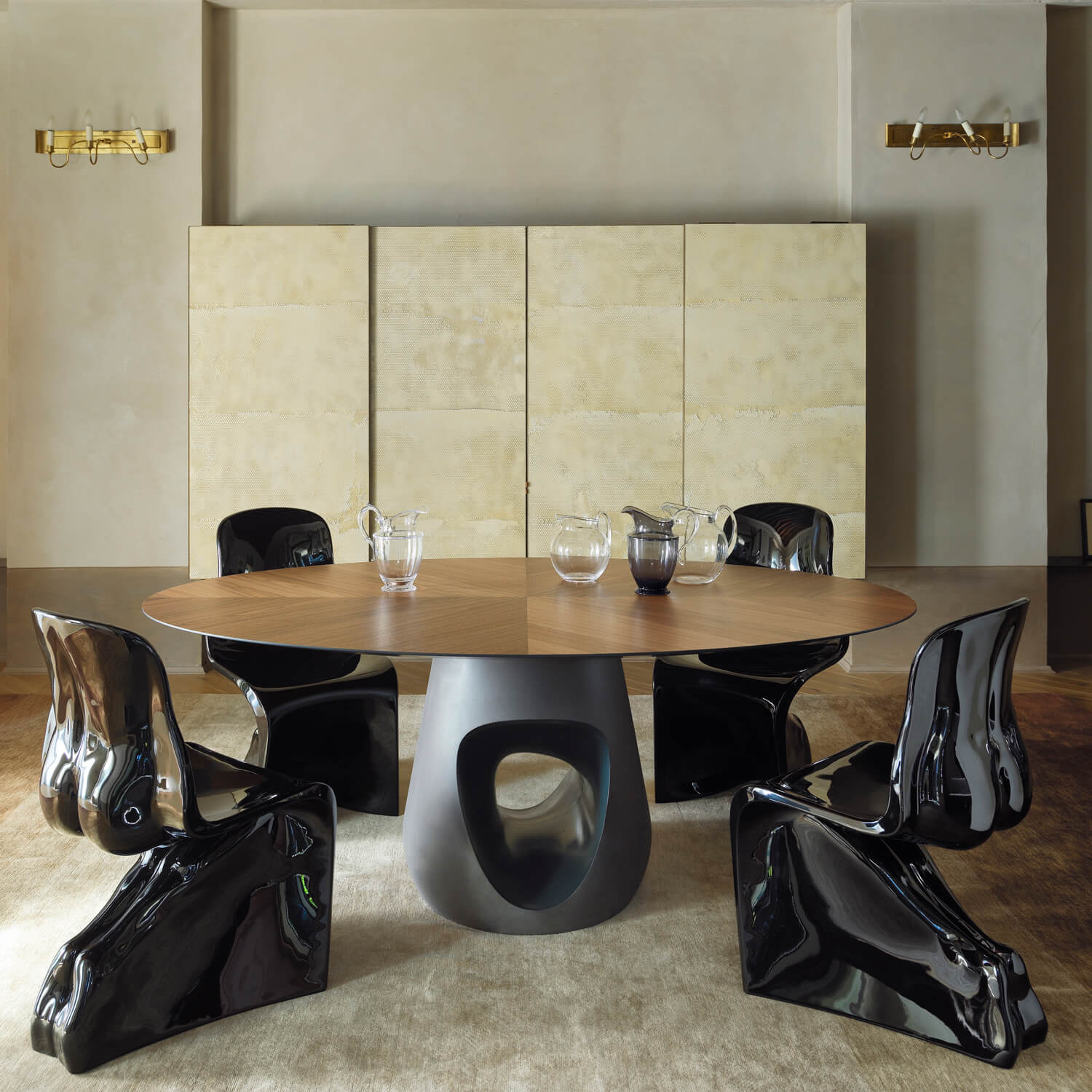 him and her chair 黒2脚セット Fabio Novembre① Him & Her Chair — Cassoni