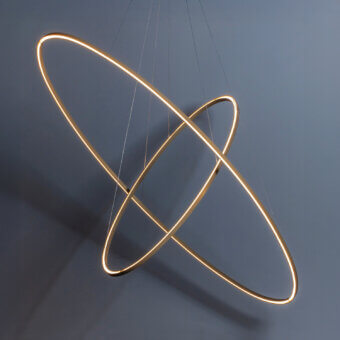 Ellisse Double Suspension Lamp