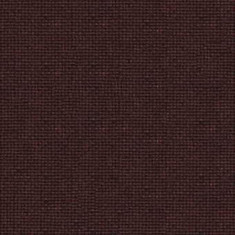 Burgundy woven fabric swatch displaying a subtle grid pattern, heathered texture, and matte finish, likely wool or a wool blend material.
