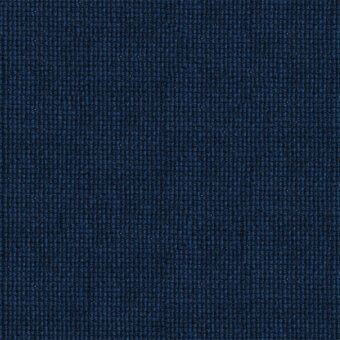 Blue woven fabric texture with a dense grid pattern and matte finish, displaying tonal variations across a uniform surface.