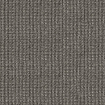 Gray looped pile textile sample with a dense, rectilinear weave and matte finish, showcasing a durable, low-pile fabric texture.