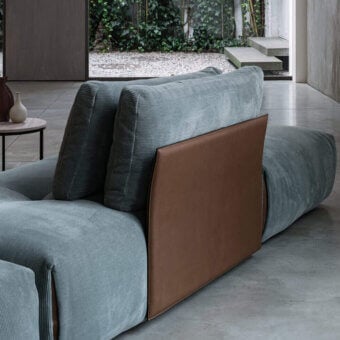 Tab Sectional - Raw Edge
