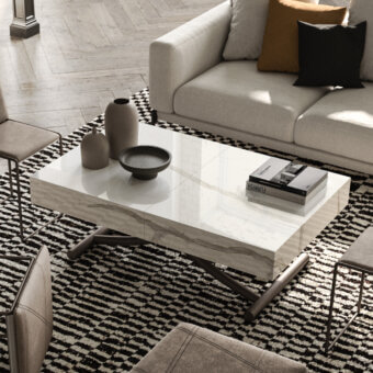 Box Transformable Coffee Table to Dining Table