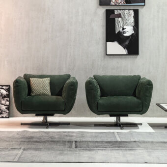 Amélie Swivel Lounge Chair