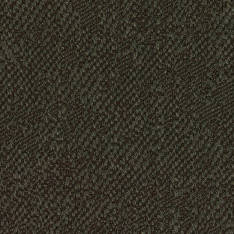 Brown textured fabric sample with heathered weave, olive highlights, and a matte finish; labeled “r740 col.0982”.