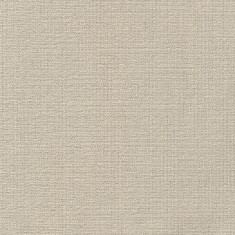 Neutral linen fabric sample, tight weave, light beige tone, subtle granular texture, matte finish, studio shot, product code r743 col.07.