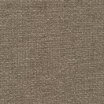 Taupe fabric swatch with a dense, nubby weave texture and consistent color, identified as r745 col.18, suggesting a natural linen blend material.