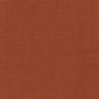 Terracotta fabric swatch displaying a woven texture, matte finish, and dense, slightly irregular pattern for visual depth and consistent color.