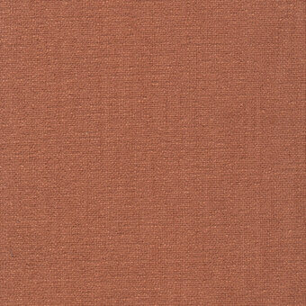 Terracotta woven fabric sample, dense grid pattern, matte finish, linen-like texture, neutral background, product code r755 col.71.