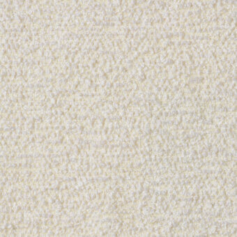 Warm white fabric texture with dense woven ribbing, matte finish, and slight tonal shifts; label reads "r689 col 061".