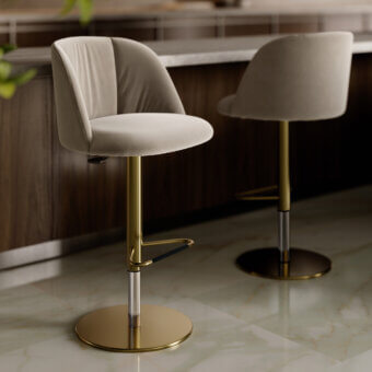 Agatha Swivel Bar Stool