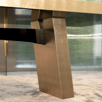 Midas Gold Leaf Table