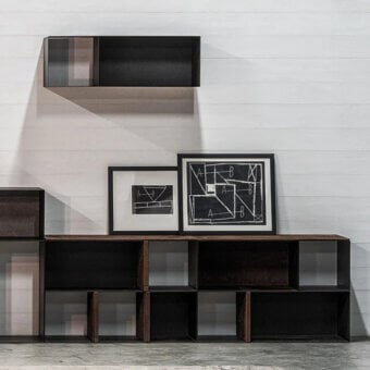 Key Leather Bookcase