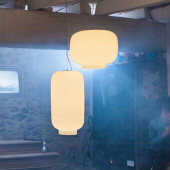 Chouchin White Suspension Lamp