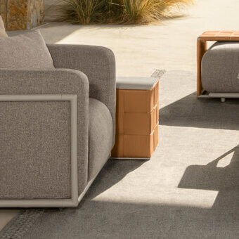 Tressé Cube Side Table